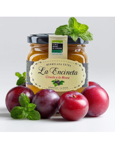 Mermelada de ciruela a la menta